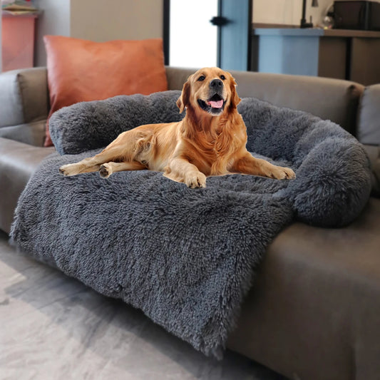 Removable Plush Pet Dog Bed Sofa for Large Dogs House Mat