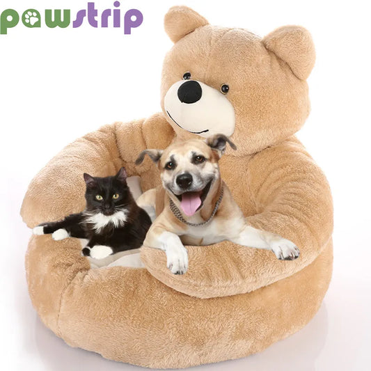 Super Soft Dog Bed Cute Winter Warm Bear